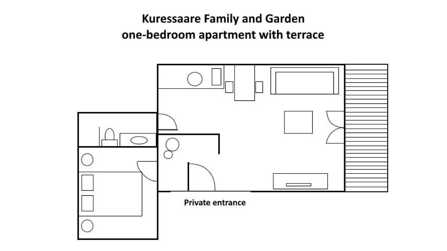 Kuressaare Family And Garden Apartments Extérieur photo